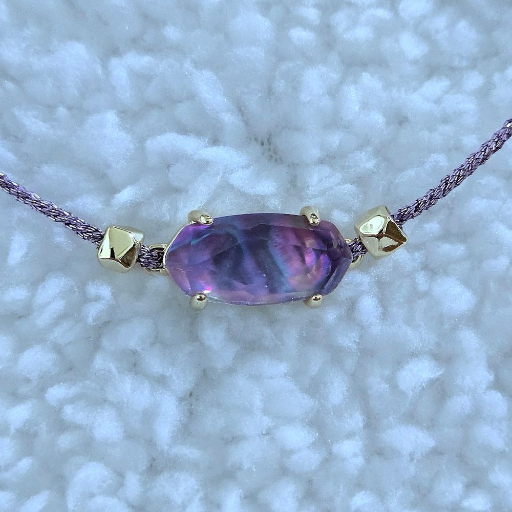 Kendra Scott "Everlyne" Friendship👭 Bracelet In Lilac💜 Abalone - NWT - Picture 13 of 16